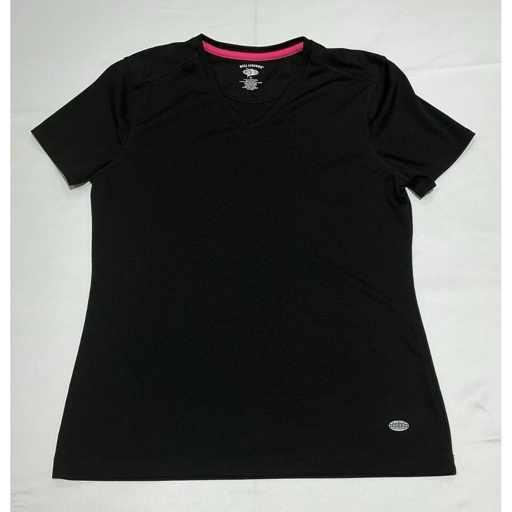 Reel Legends Shirt Womens Medium Black Fishing Outdoors Activewear